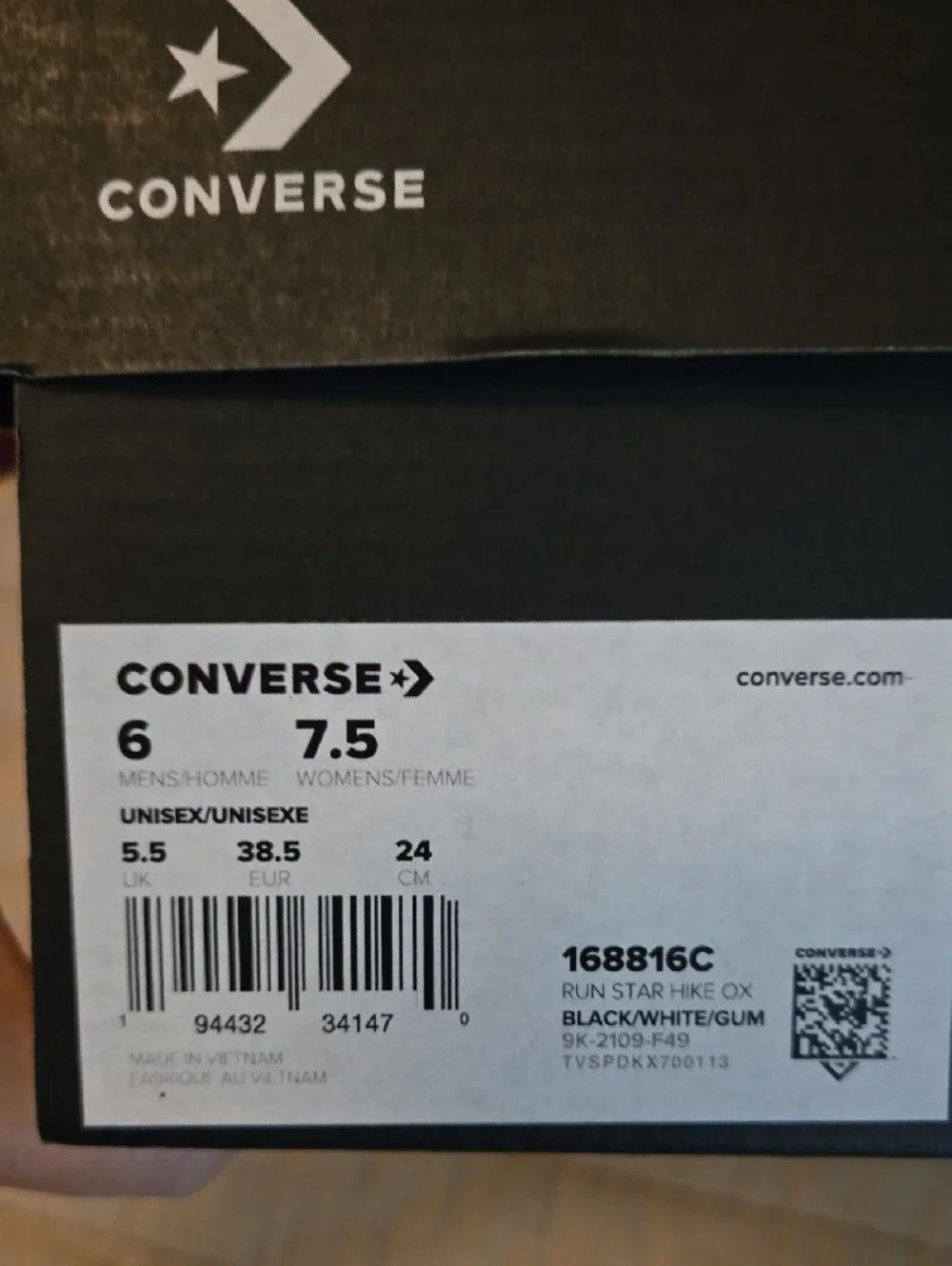 Converse classic black